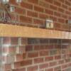 natural oak mantle